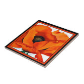 Carreau Le pavot rouge de stupéfaction la Géorgie O'Keefe (Côté)