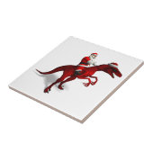 Carreau Le Père Noël Sur Dino (Côté)