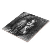 Carreau Le petit chaperon rouge rencontre le grand méchant (Côté)