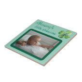 Carreau Le petit charmeur de maman verte (Côté)