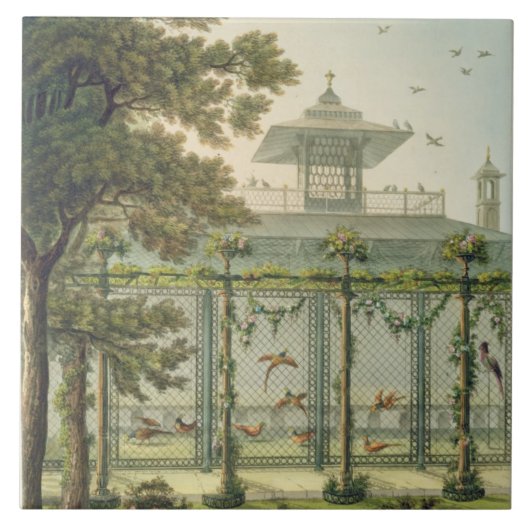 Carreau Le Pheasantry, gravé par Joseph Constantine Sta (Devant)