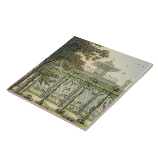 Carreau Le Pheasantry, gravé par Joseph Constantine Sta (Côté)