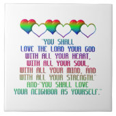 Carreau Le plus grand commandement (Devant)