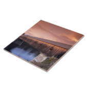 Carreau Le plus long pont couvert des États-Unis (Côté)