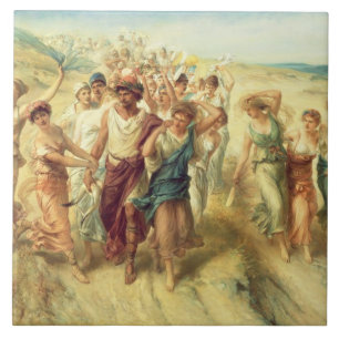 Carreau Le poète Anacreon (570-485 AVANT JÉSUS CHRIST)