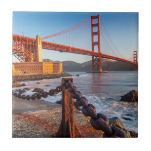 Carreau Le pont du Golden Gate vu de Fort Point
