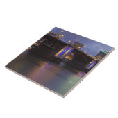 Carreau Le pont Morrison au-dessus de la rivière Willamett (Côté)