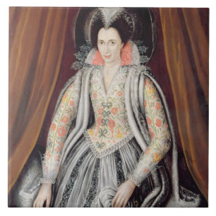 Carreau Le portrait a indiqué pour être Susan, Madame Grey