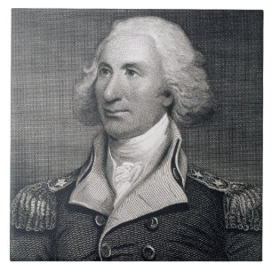 Carreau Le portrait du Général principal Philip Schuyler,