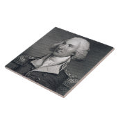 Carreau Le portrait du Général principal Philip Schuyler, (Côté)