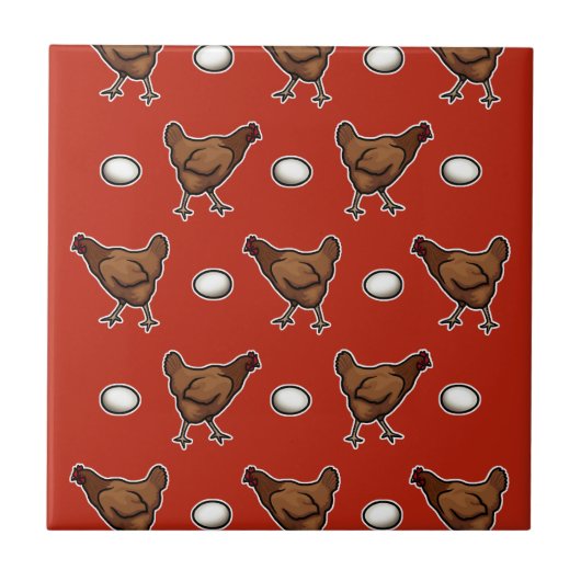 Carreau Le poulet ou l'oeuf ? (Devant)