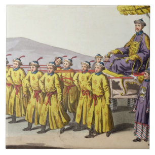 Carreau Le poumon de Ch'ien d'empereur a porté dedans