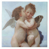 Carreau Le premier baiser, Amor et Psyche, Bouguereau (Devant)