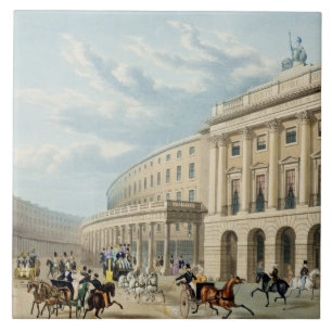 Carreau Le quart de cercle, rue de régent, de Piccadilly