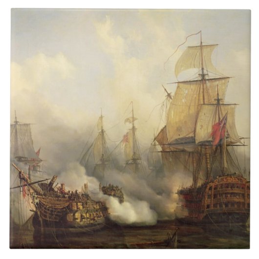 Carreau Le Redoutable chez Trafalgar, le 21 octobre 1805 (Devant)