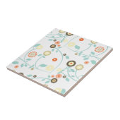 Carreau Le ressort fleurit le motif floral chic girly de (Côté)