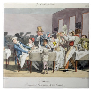 Carreau Le restaurant de hundred-seater : 5 heures, du 'Su