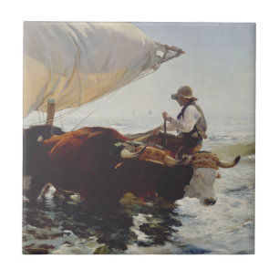 Carreau Le Retour de la pêche