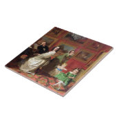 Carreau Le Rev. et la Mme Palmer-Lovell avec leur fille (Côté)