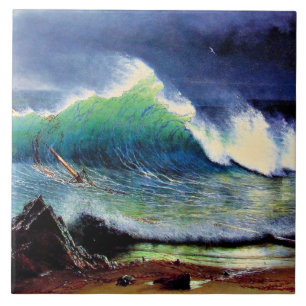 Carreau Le rivage de la mer Turquoise