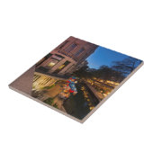 Carreau Le Riverwalk À Dusk Dans Le Centre-Ville De San An (Côté)