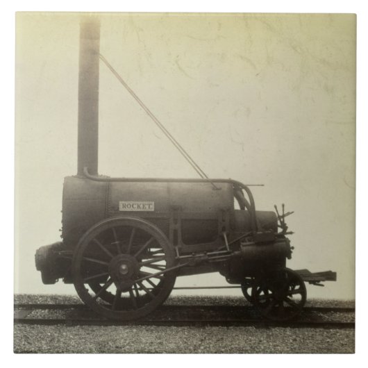 Carreau Le "Rocket" a conçu par George Stephenson (1781-1 (Devant)
