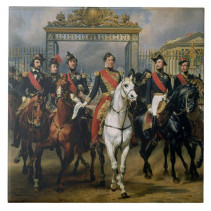 Carreau Le Roi Louis-Philippe (1773-1850) la France et à