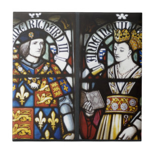 Carreau Le Roi Richard III et la Reine Anne de