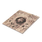 Carreau Le Roi Salomon Entouré De Danseuses (Côté)