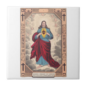 Carreau Le Sacré-Cœur de Jésus