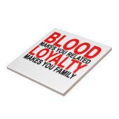 Carreau Le sang vous fait la fidélité connexe vous fait la (Côté)