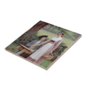 Carreau Le Seigneur de Burleigh et son Véritable Amour (Côté)