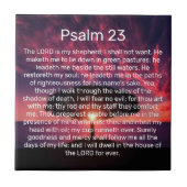 Carreau Le Seigneur Est Mon Pasteur Psaume 23 (Devant)