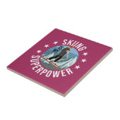 Carreau Le Ski Est Ma Superpuissance (Côté)