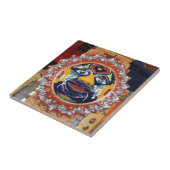 Carreau Le soleil de style de Talavera de Mexicain (Côté)