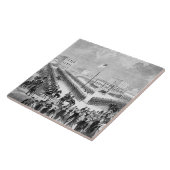 Carreau Le soulèvement de Santee Sioux, Mankato, (Côté)