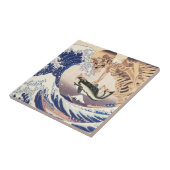 Carreau Le spectre des squelettes à la grande vague (Côté)