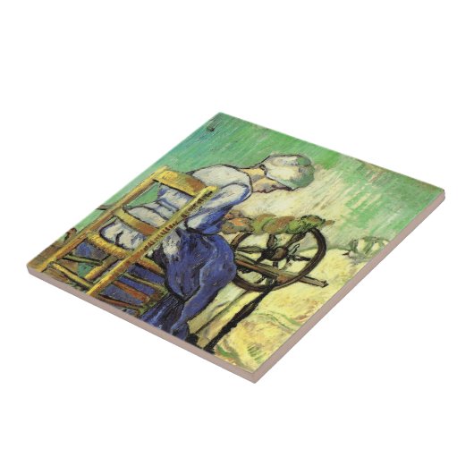 Carreau Le Spinner par Vincent van Gogh (Côté)