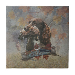 Carreau Le Sprocker Spaniel, L'art des chiens d'armes