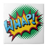 Carreau Le style comique d'art de bruit battent à plat de (Devant)