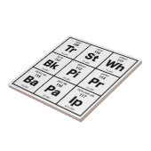 Carreau Le Tableau périodique de la bière (Côté)