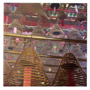 Carreau Le temple bouddhiste Man Mo de Hong Kong