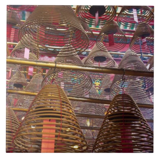 Carreau Le temple bouddhiste Man Mo de Hong Kong (Devant)