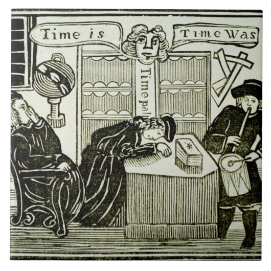 Carreau Le "temps est, temps était", copie d'une (Devant)