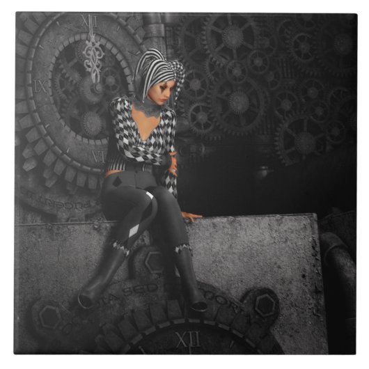 Carreau Le temps s'éteint Tile (Devant)