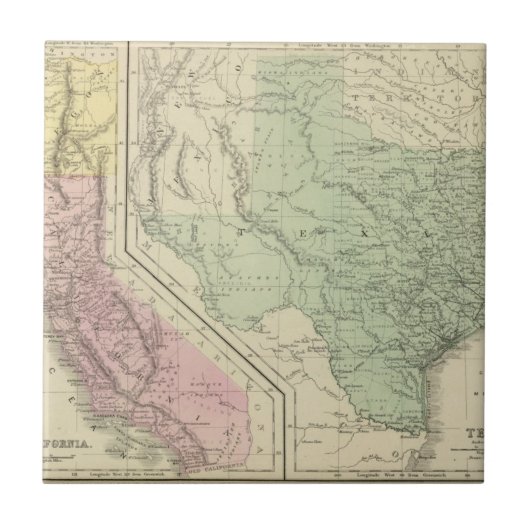 Carreau Le Texas, la Californie (Devant)