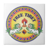 Carreau Le Thibet libre rond (Devant)