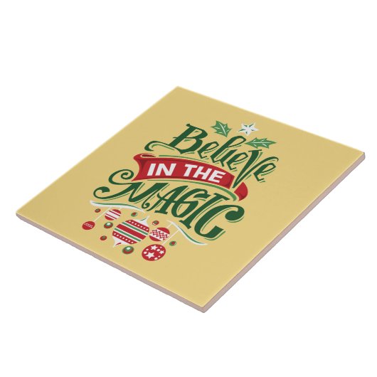 Carreau Le Typographe du Magic Christmas (Côté)