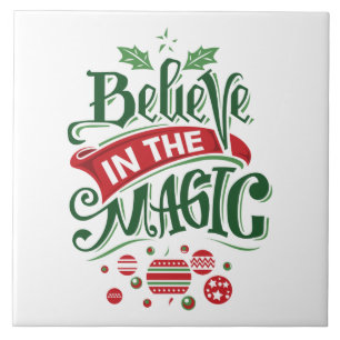Carreau Le Typographe du Magic Christmas