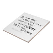 Carreau Le Valiant meurt mais une fois Shakespeare (Côté)